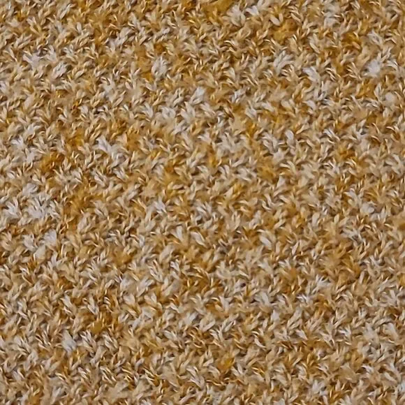 FAT FACE UK BROWN CREAM GOLD WOVEN Cotton Blend lightweight sweater 6 medium - Picture 5 of 9